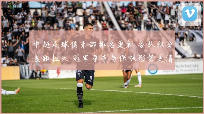 中超足球俱乐部排名更新 各队积分差距拉大 冠军争夺与保级形势更清晰